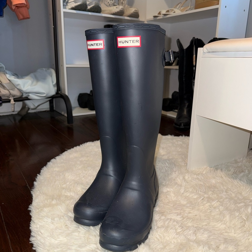 Hunter Classic Dark Navy Boots
